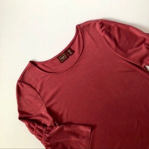 Marina Luna Pink Bell Sleeve Dress